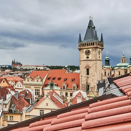 Rooftop On The Old Town Square, Whirlpool, Ac, Fireplace Apartment *