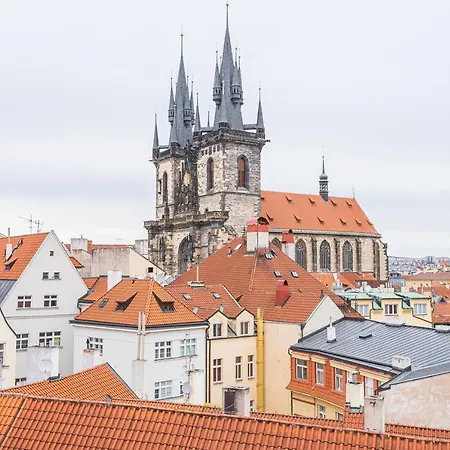 Rooftop On The Old Town Square, Whirlpool, Ac, Fireplace Apartment Prague