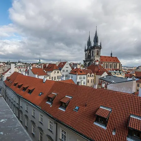 Apartment Rooftop On The Old Town Square, Whirlpool, Ac, Fireplace *