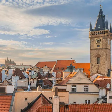 Rooftop On The Old Town Square, Whirlpool, Ac, Fireplace